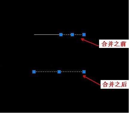 CAD怎么讓兩段直線合并？189.png