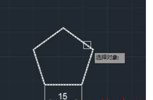 CAD如何按照比例縮放五邊形？
